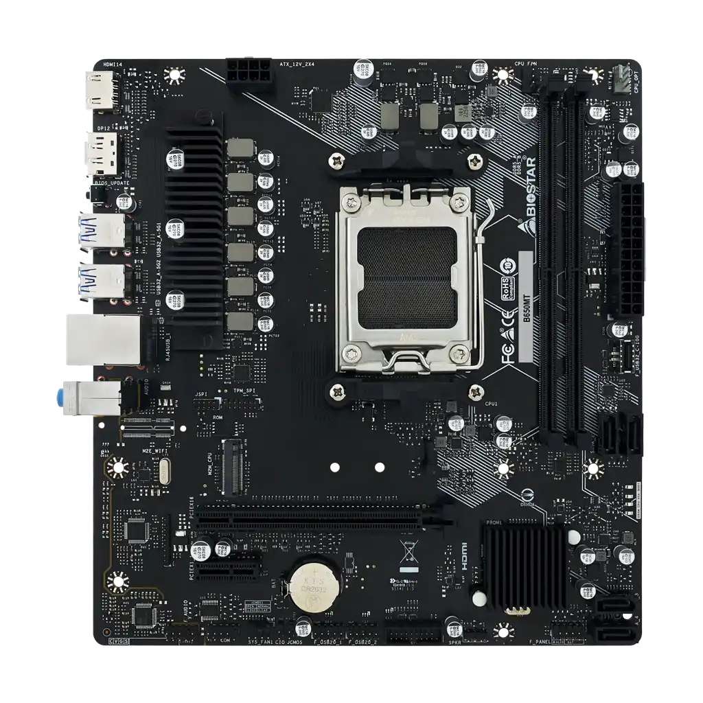 Matična ploča AM5 Biostar B650MT HDMI/DP/M.2 Matične ploče SOPING.RS 42 Matična ploča AM5 Biostar B650MT HDMI/DP/M.2 - Слика 2