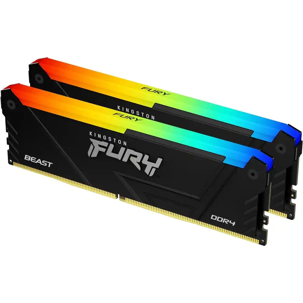 Memorija DDR4 16GB(2x8GB) 3200MHz Kingston Beast RGB KF432C16BB2AK2/16 Fury Memorije SOPING.RS 41 Memorija DDR4 16GB(2x8GB) 3200MHz Kingston Beast RGB KF432C16BB2AK2/16 Fury