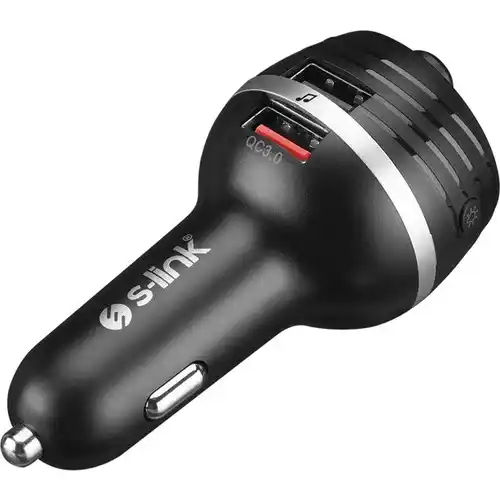 FM transmiter za kola SL-BT403 RGB S-Link, 36623 Zvučnici i audio uređaji SOPING.RS 42 FM transmiter za kola SL-BT403 RGB S-Link, 36623 - Слика 2