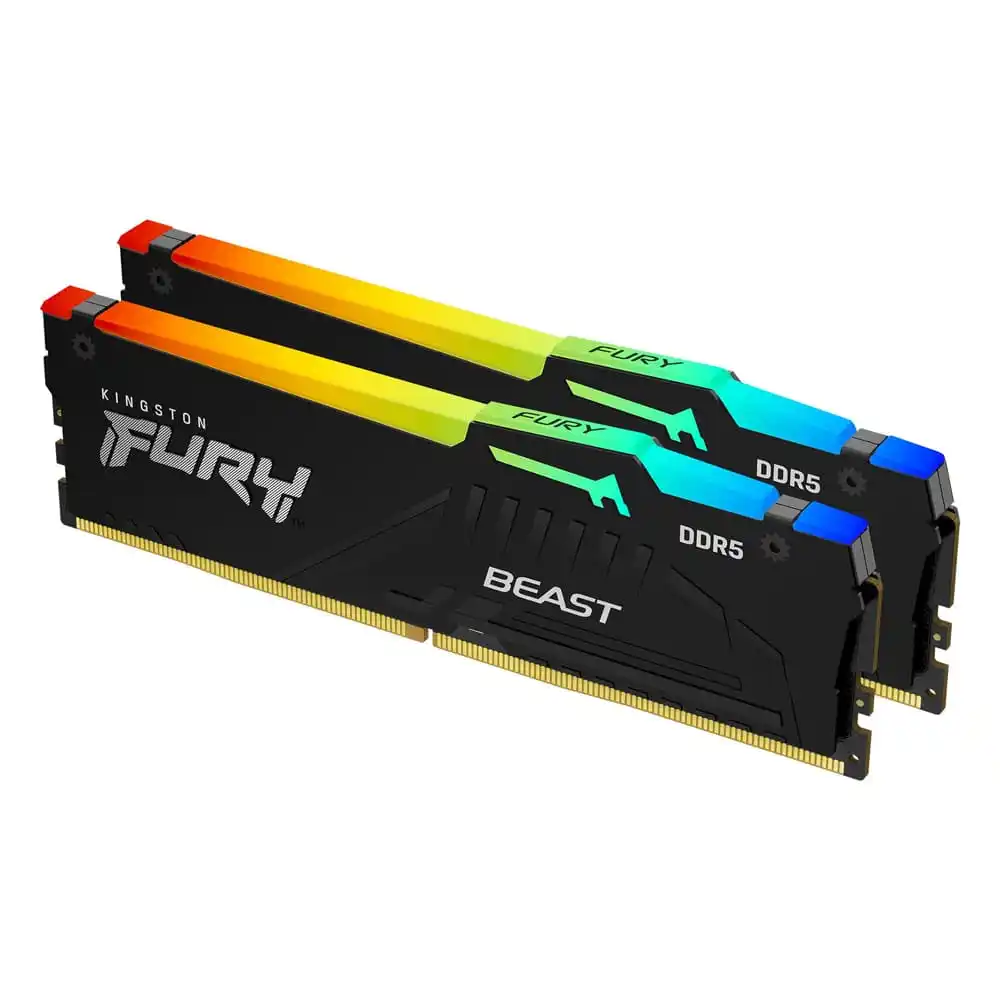 Memorija DDR5 32GB 5600MHz Kingston Fury Beast RGB KF556C36BBEAK2-32 Memorije SOPING.RS 41 Memorija DDR5 32GB 5600MHz Kingston Fury Beast RGB KF556C36BBEAK2-32