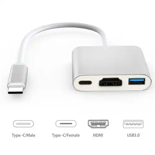 Adapter konverter Tip C – HDMI/USB 3.0/TIP C Kettz TCH-300 USB adapteri SOPING.RS 41 Adapter konverter Tip C - HDMI/USB 3.0/TIP C Kettz TCH-300
