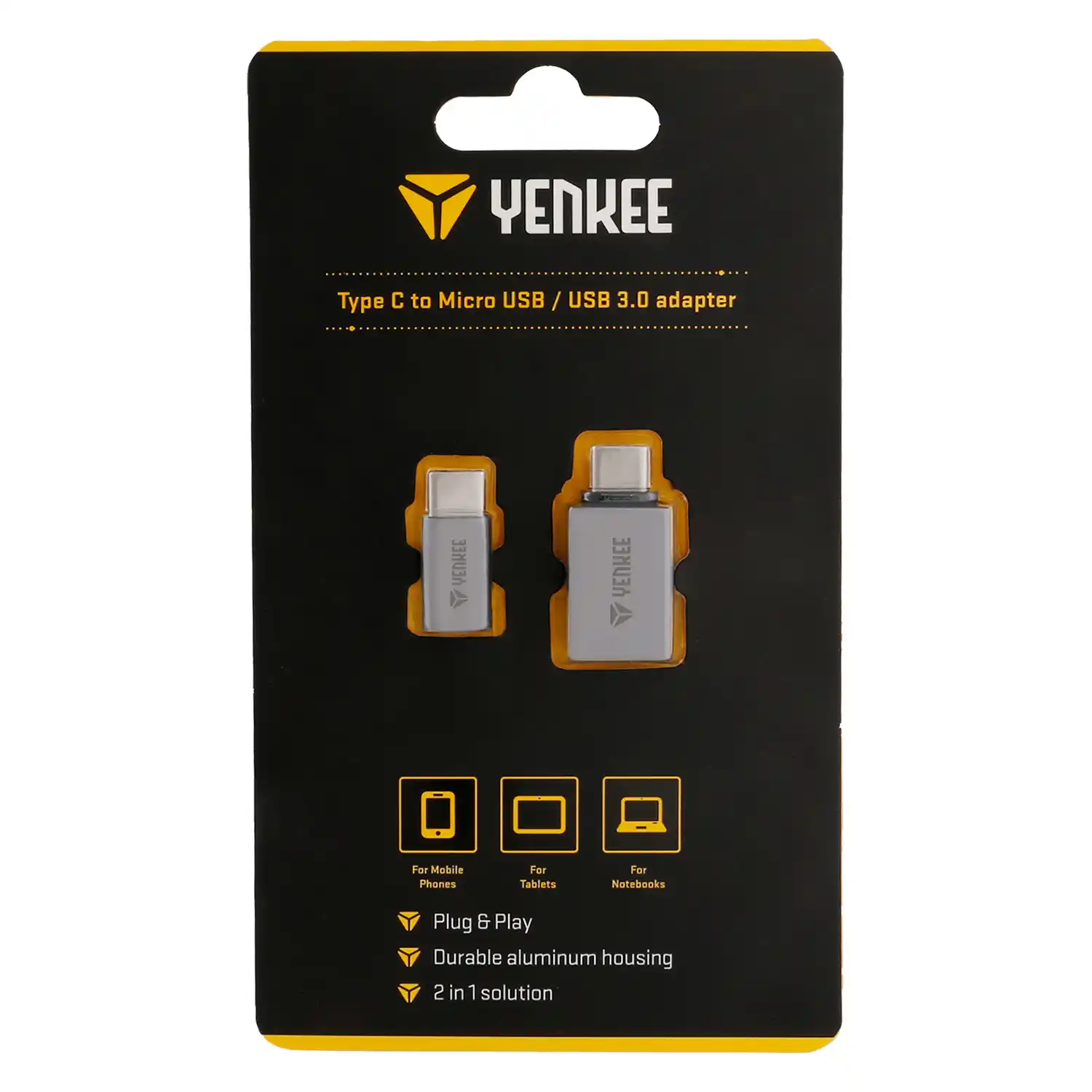Adapter USB Tip C-USB Micro Yenkee YTC 021 M/Ž USB adapteri SOPING.RS 43 Adapter USB Tip C-USB Micro Yenkee YTC 021 M/Ž - Слика 3