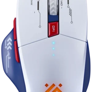 Bežični Gaming miš Defender Tisa GM-126 Belo plavi/LED/7D/2.4+BT/1600dp