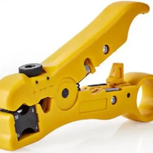 NEDIS CSGG49520YE Klešta za skidanje izolacije sa RG59, RG6, RG7 i RG11 kablova Alati SOPING.RS NEDIS CSGG49520YE Klešta za skidanje izolacije sa RG59, RG6, RG7 i RG11 kablova