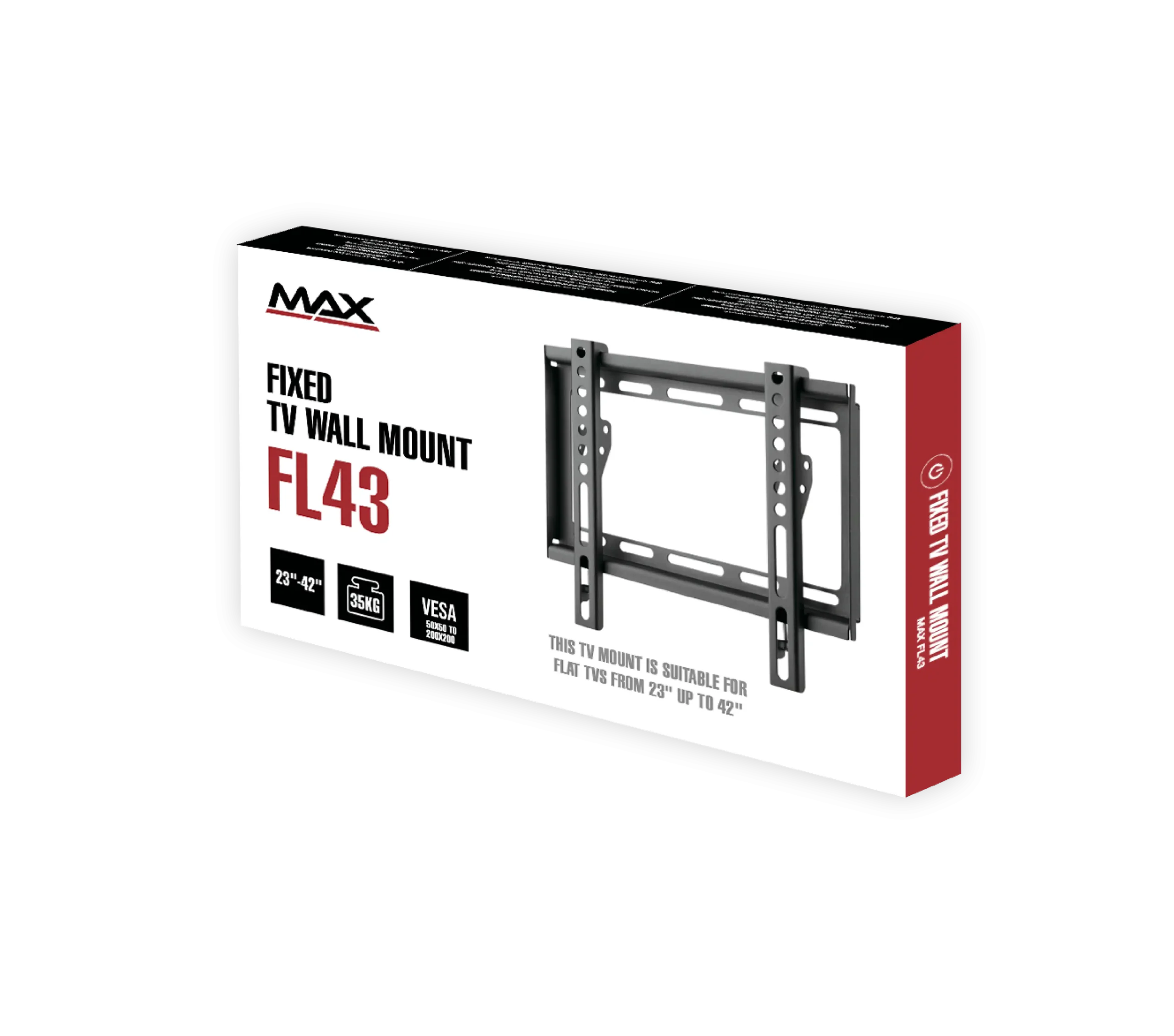 Nosač za TV MAX FL43 23-43/vesa max 200×200/45kg/fiksni TV i video oprema SOPING.RS 45 Nosač za TV MAX FL43 23-43/vesa max 200x200/45kg/fiksni - Слика 5