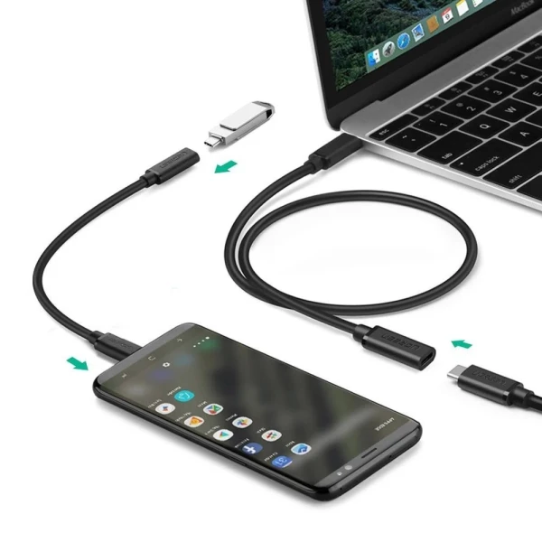 Kabl USB produžni Tip C-Tip C m/ž ugreen ED008 0.5m Produžni kablovi SOPING.RS 42 Kabl USB produžni Tip C-Tip C m/ž ugreen ED008 0.5m - Слика 2