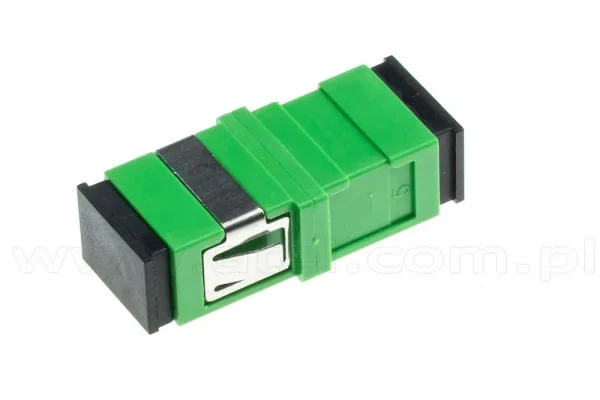 SC-APC/SC-APC singlemode FTTx kompaktni fiber simplex adapter bez ušica za šrafljenje klik mehanizam Fiber SOPING.RS 41 SC-APC/SC-APC singlemode FTTx kompaktni fiber simplex adapter bez ušica za šrafljenje klik mehanizam