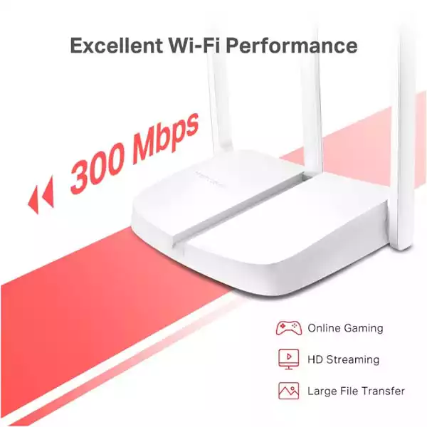 Wireless Ruter Mercusys MW306R 300Mbps/ext3x5dB/2,4GHz/1WAN/3LAN/AP Ruteri SOPING.RS 42 Wireless Ruter Mercusys MW306R 300Mbps/ext3x5dB/2,4GHz/1WAN/3LAN/AP - Слика 2