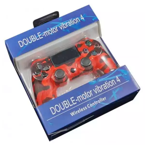 Bežicni gamepad Gembird JPD-Wireless-Thrillershock PC/PS4 RED CAMO Gamepad/joystick SOPING.RS 44 Bežicni gamepad Gembird JPD-Wireless-Thrillershock PC/PS4 RED CAMO - Слика 4