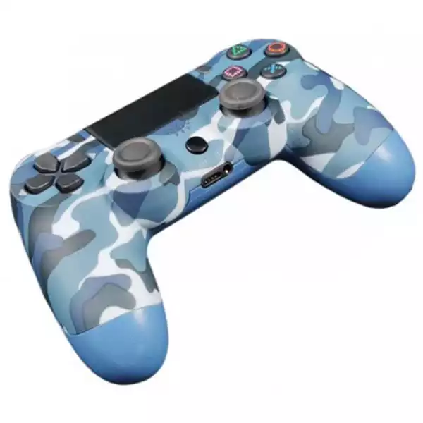 Bežični gamepad Gembird JPD-Wireless-Thrillershock PC/PS4 BLUE CAMO Gamepad/joystick SOPING.RS 42 Bežični gamepad Gembird JPD-Wireless-Thrillershock PC/PS4 BLUE CAMO - Слика 2