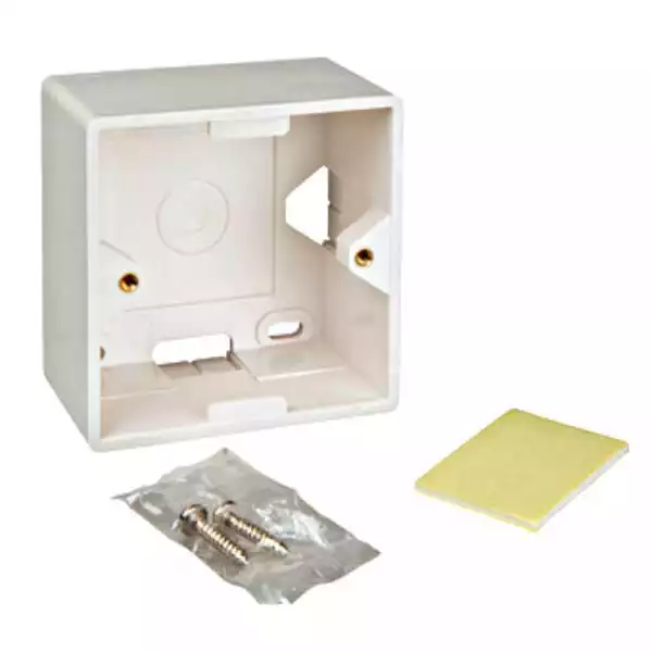 Nazidna kutija za utičnice 80x80x42 Toolless Line Schrack HSEAP842WF Kanalice, utičnice, kutije SOPING.RS 41 Nazidna kutija za utičnice 80x80x42 Toolless Line Schrack HSEAP842WF