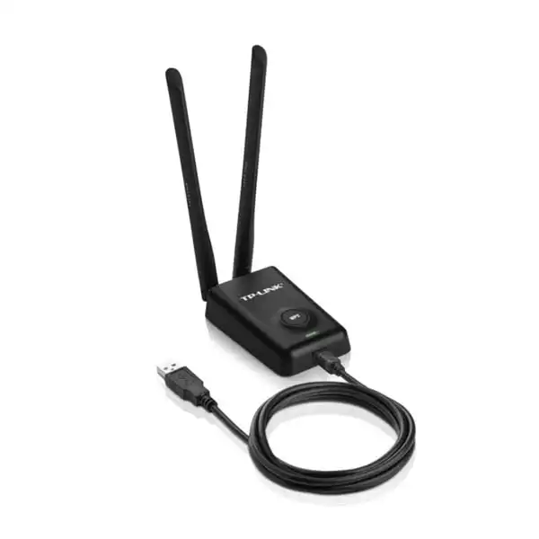 Wireless USB mrežna kartica TP-Link TL-WN8200ND 300Mbs/2.4GHz/500mW/2xRP-SMA 5dBi + kabl 1.5m Wireless SOPING.RS 42 Wireless USB mrežna kartica TP-Link TL-WN8200ND 300Mbs/2.4GHz/500mW/2xRP-SMA 5dBi + kabl 1.5m - Слика 2