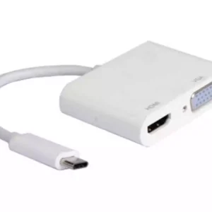 Adapter USB 3.1 Tip C - HDMI+VGA m/f