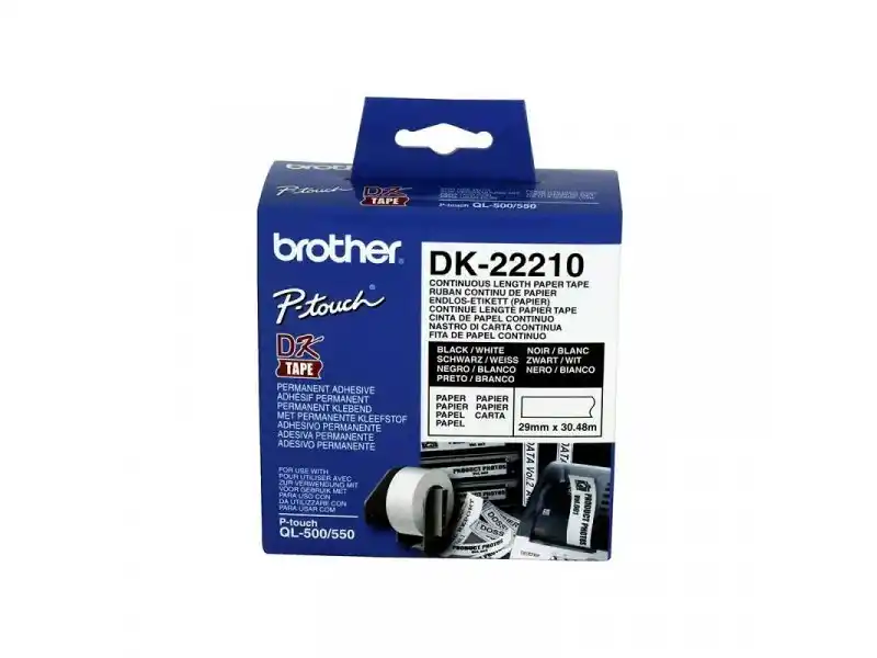 Kontinuirana traka Brother 29mmx30480mm DK-22210 Dodatna oprema za štampače SOPING.RS 41 Kontinuirana traka Brother 29mmx30480mm DK-22210