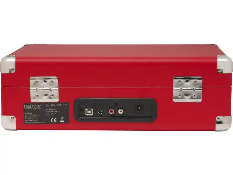Gramofon Denver VPL-120 sa zvučnicima crveni Zvučnici i audio uređaji SOPING.RS 42 Gramofon Denver VPL-120 sa zvučnicima crveni - Слика 2