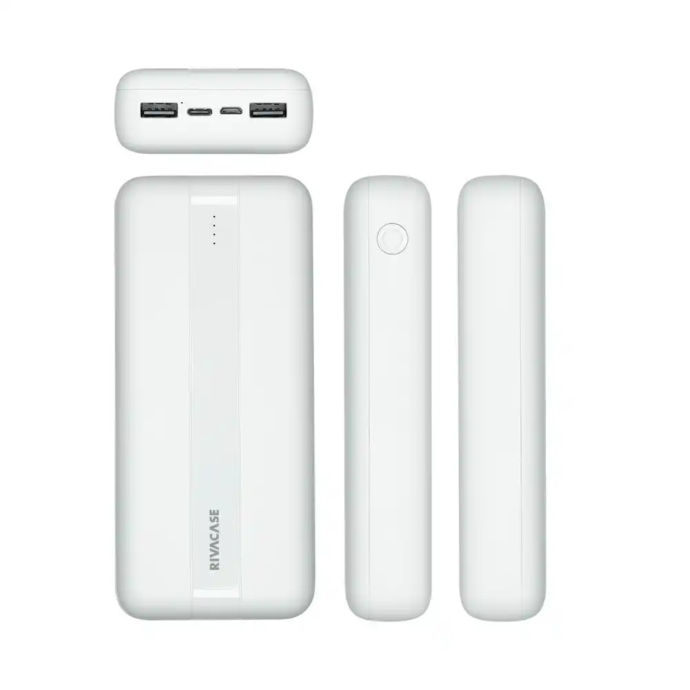 Power Bank RIVACASE VA 2081 20000mAh/beli, 10W Punjači i auto držači za mobilne telefone SOPING.RS 42 Power Bank RIVACASE VA 2081 20000mAh/beli, 10W - Слика 2