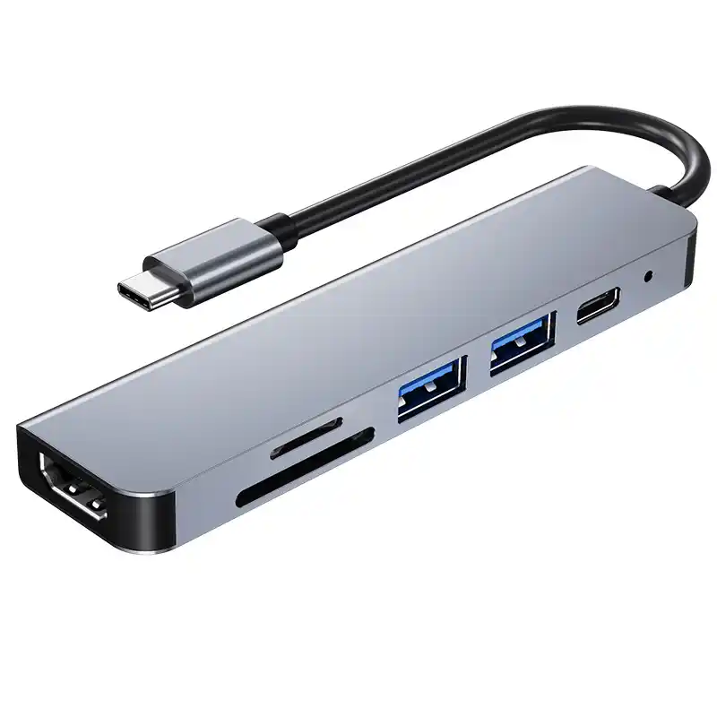 Adapter Tip C 6/1 4K HDMI/USBx2/SD/TF/USB-C/PD 87W KT-601G Kettz USB adapteri SOPING.RS 41 Adapter Tip C 6/1 4K HDMI/USBx2/SD/TF/USB-C/PD 87W KT-601G Kettz