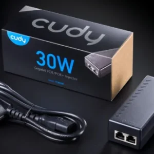 Adapter Cudy POE200 30W Gigabit PoE+/PoE Injector, 802.3at/802.3af Standard/domet 100 Metara