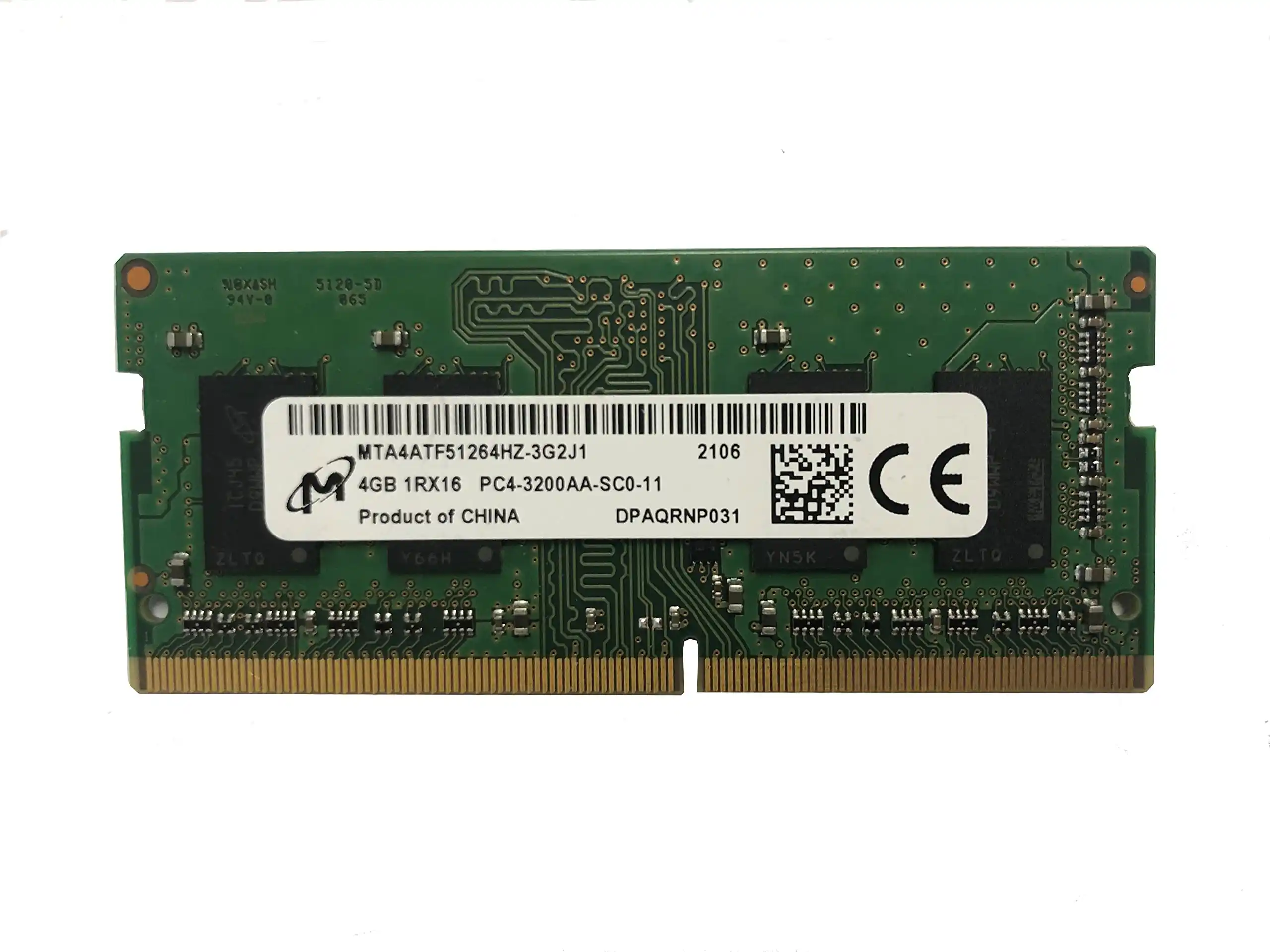 Memorija Sodimm Micron DDR4 4GB PC3200AA MTA4ATF51264HZ-3G2J1 – Bulk Laptop Memorije SOPING.RS 41 Memorija Sodimm Micron DDR4 4GB PC3200AA MTA4ATF51264HZ-3G2J1 - Bulk