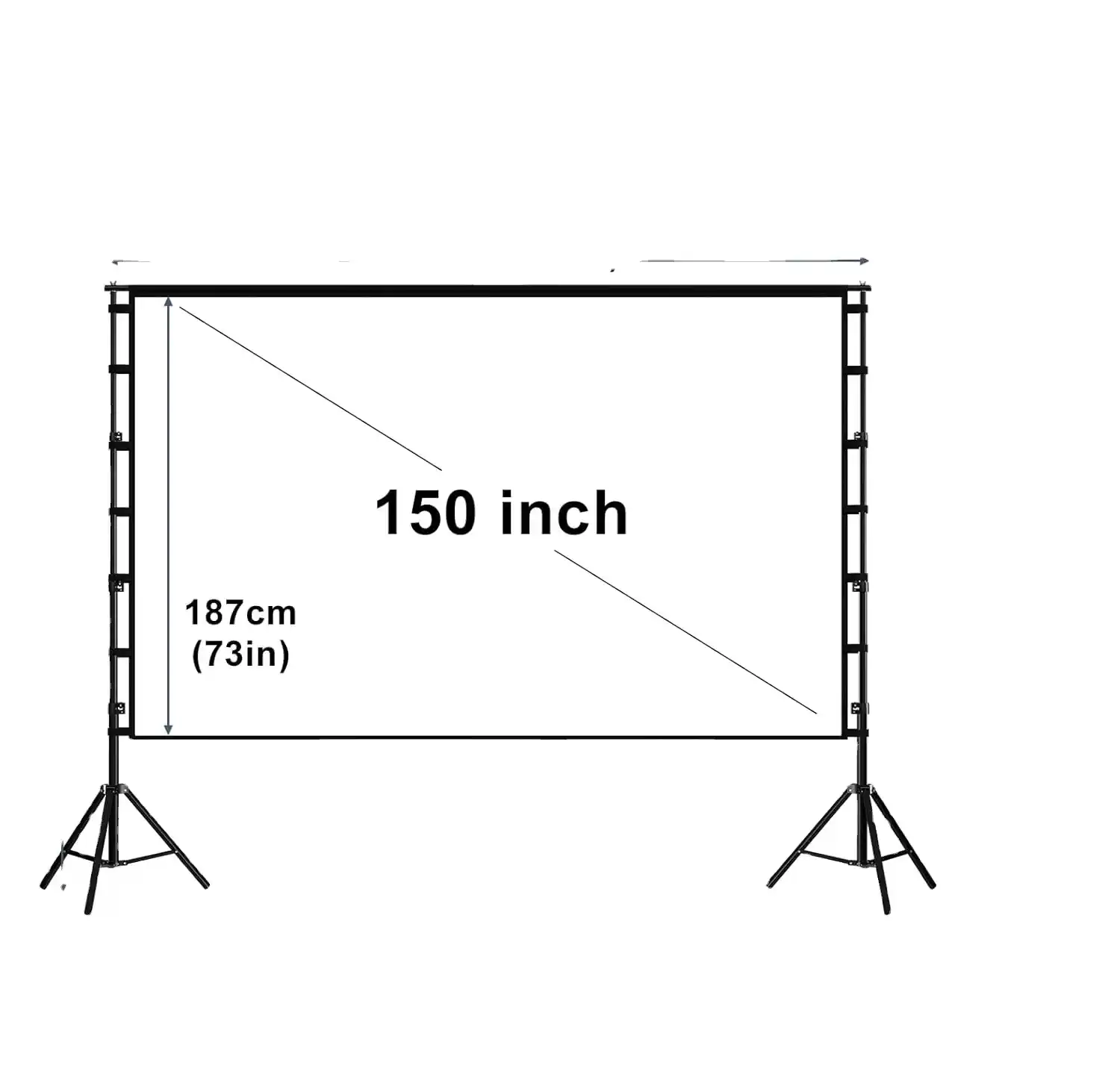Platno za projektor Kettz KT-SP150 330×187, Anti-Refleks Oprema za projektore SOPING.RS 43 Platno za projektor Kettz KT-SP150 330x187, Anti-Refleks - Слика 3