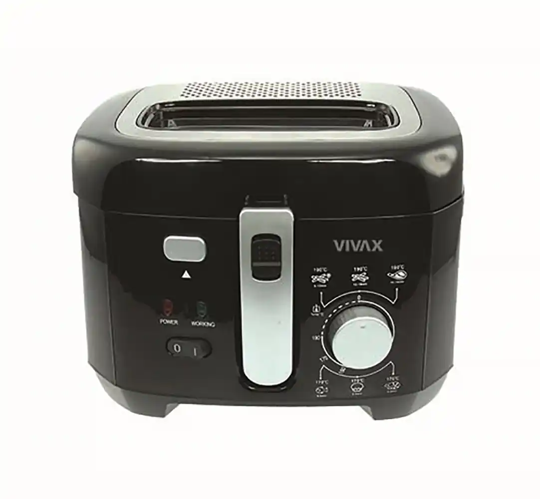 Friteza Vivax DF-1800B/zapremina 2.5L/snaga 1800W/crna Friteze SOPING.RS 42 Friteza Vivax DF-1800B/zapremina 2.5L/snaga 1800W/crna - Слика 2