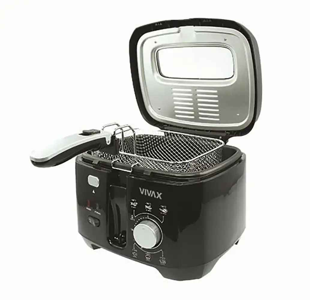 Friteza Vivax DF-1800B/zapremina 2.5L/snaga 1800W/crna Friteze SOPING.RS 41 Friteza Vivax DF-1800B/zapremina 2.5L/snaga 1800W/crna