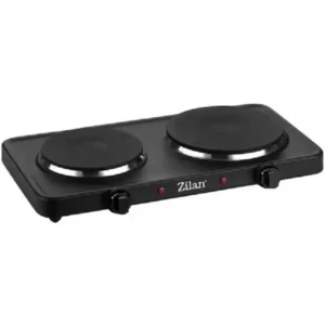 Električni rešo sa dve ringle Zilan ZLN2181/snaga 2500W/termostat/crna