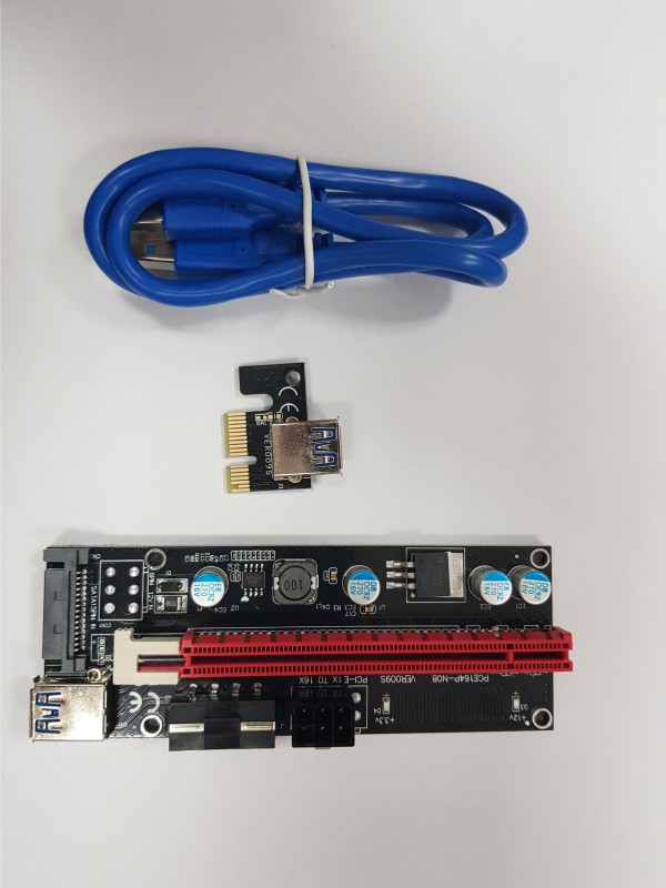 Adapter NoNAME USB Riser/Extender 3 konektora 009s USB adapteri SOPING.RS 41 Adapter NoNAME USB Riser/Extender 3 konektora 009s