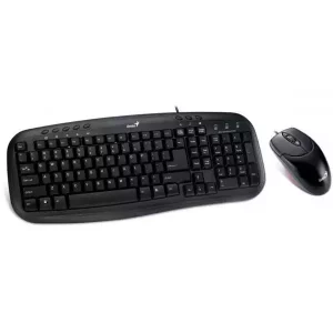 Tastatura + miš Genius KM-200 US USB, crna Tastature SOPING.RS Tastatura + miš Genius KM-200 US USB, crna