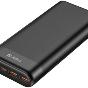 Powerbank Sandberg 420-62 20000mAh 65W+2xQC3.0 Punjači i auto držači za mobilne telefone SOPING.RS Powerbank Sandberg 420-62 20000mAh 65W+2xQC3.0