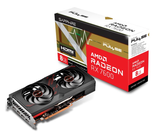 SVGA Sapphire Radeon RX 7600 Gaming OC Pulse 8GB GDDR6, 11324-01-20G Grafičke karte SOPING.RS 43 SVGA Sapphire Radeon RX 7600 Gaming OC Pulse 8GB GDDR6, 11324-01-20G - Слика 3