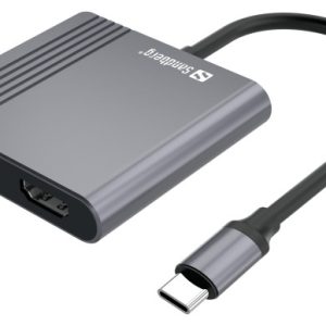 Docking station Sandberg USB-C Dock 2xHDMI+USB+PD 136-44 Docking station SOPING.RS Docking station Sandberg USB-C Dock 2xHDMI+USB+PD 136-44