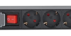 PDU kabl Intellinet 715133 19"/1U sa 9 utičnica/prekidač/2m
