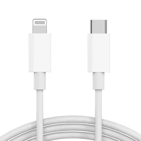 Kabl USB Tip C na lighting za iPhone beli 1m Velteh USB kablovi SOPING.RS 41 Kabl USB Tip C na lighting za iPhone beli 1m Velteh
