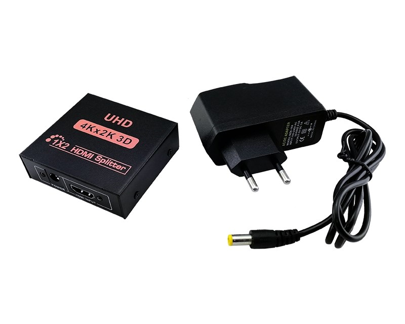 2.0 HDMI spliter 2x out 1x in 4K x 2K HDMI adapteri SOPING.RS 41 2.0 HDMI spliter 2x out 1x in 4K x 2K