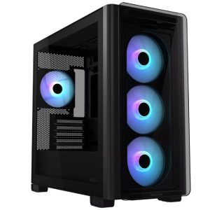 A23 PLUS TG ARGB micro-ATX kućište crno
