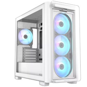 A23 PLUS TG ARGB micro-ATX kućište belo