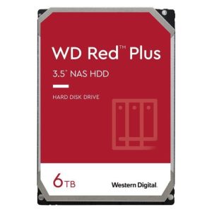 6TB 3.5" SATA III 256MB IntelliPower WD60EFPX Red Plus hard disk