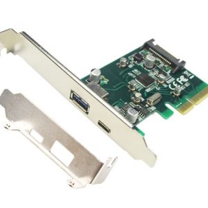 PCI-Express kontroler na USB 3.1 Tip A + USB-C Host Controler (Asmedia 1142)
