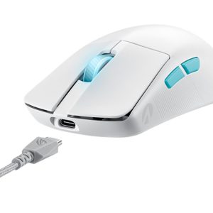P713 ROG Harpe Ace Aim Lab Edition White USB beli miš