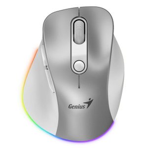 GENIUS Ergo 9000S Pro Silver USB Bežični sivi miš
