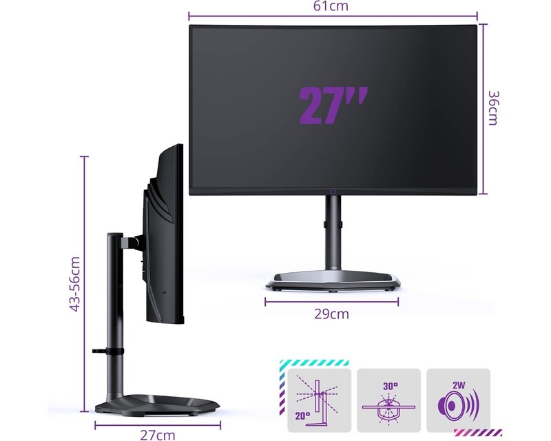 27 inča GM27QP Gaming monitor (CMI-GM27QP-EK) Monitori SOPING.RS 43 27 inča GM27QP Gaming monitor (CMI-GM27QP-EK) - Слика 3