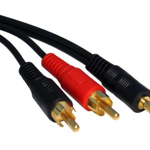 Kabl audio 3.5mm – 2xRCA 5m crni Audio kablovi SOPING.RS Kabl audio 3.5mm - 2xRCA 5m crni