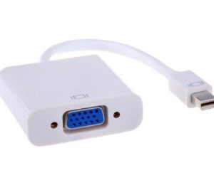 Adapter Mini DisplayPort (M) – VGA D-sub (F) crni Video adapteri SOPING.RS Adapter Mini DisplayPort (M) - VGA D-sub (F) crni