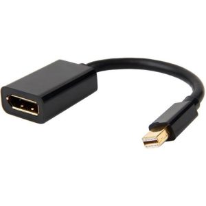 Adapter Mini Display port (M) – Display Port (F) crni Ostali adapteri SOPING.RS Adapter Mini Display port (M) - Display Port (F) crni