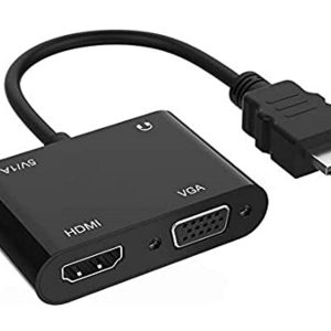 Adapter-konvertor HDMI na HDMI+VGA+MICRO+AUDIO