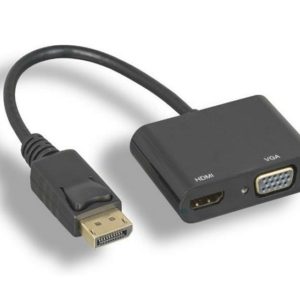 Adapter-konvertor DISPLAY PORT na HDMI+VGA