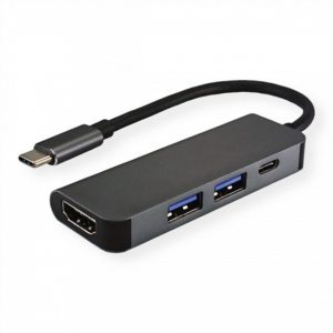 Adapter-konvertor TIP C na HDMI+ 2xUSB 3.0+ TIP C