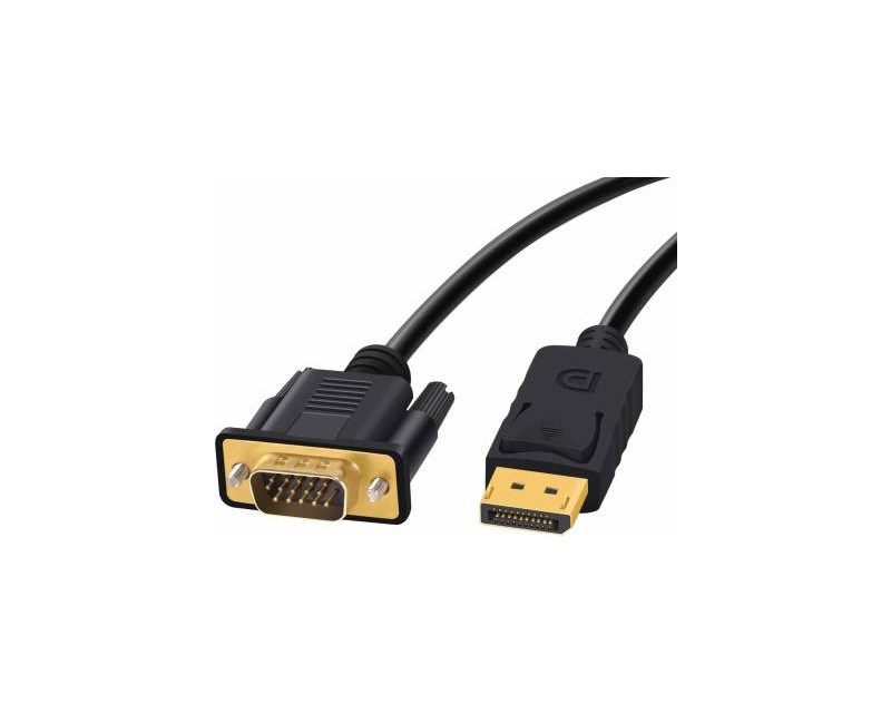 Kabl Display Port na VGA (m/m) 1.8m DisplayPort kablovi SOPING.RS 41 Kabl Display Port na VGA (m/m) 1.8m