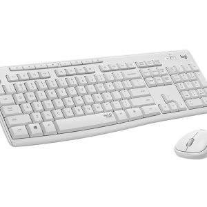 MK295 Silent Wireless Combo US tastatura + miš bela